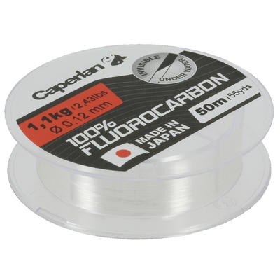 SEDAL DE PESCA FLUOROCARBON 100% 50 m. CAPERLAN
