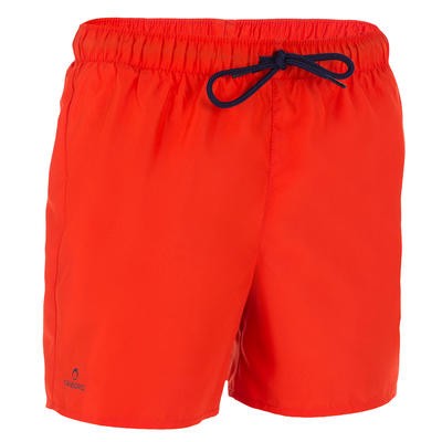 Bermuda tipo boardshort niños Hendaia Prems Rojo OLAIAN