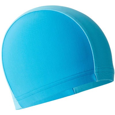 GORRA DE NATACIÓN DE TELA DE PUNTO BI COLOR AZUL NABAIJI