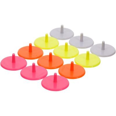 12 MARCADORES DE BOLAS FLUORESCENTES INESIS