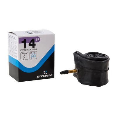 CÁMARA DE AIRE 14" SECCIÓN 1,7 - 2,2 VÁLVULA PRESTA B'TWIN