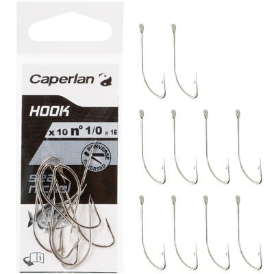 ANZUELO SIMPLE PESCA HOOK SEA NICKEL CAPERLAN