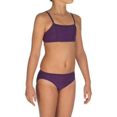 Bikini top AG liso morado OLAIAN