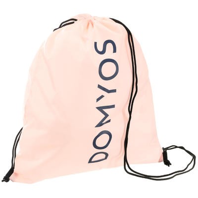 Bolsa calzado fitness plegable azul y rosa DOMYOS