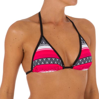Top de bikini triángulos corredizos MAE basic GUARANA OLAIAN