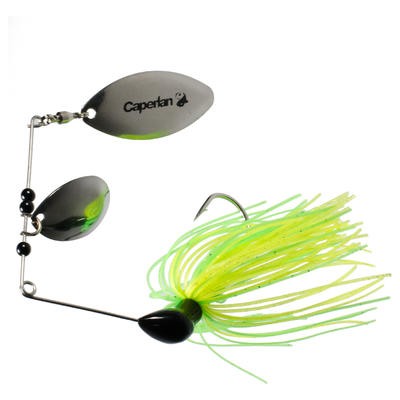 Spinner de pesca con señuelos Buckhan 3/8oz amarillo / verde CAPERLAN