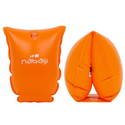 Manguitos de natación para niños naranja NABAIJI