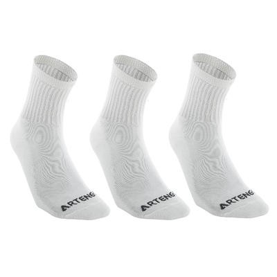 CALCETINES LARGOS DE DEPORTE ADULTO RS700 PAQUETE DE 3 pares ARTENGO