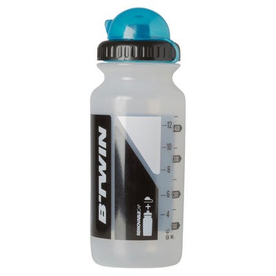 Botella ciclismo 500 ml. transparente B'TWIN