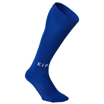 Medias de fútbol adulto F100 azul KIPSTA