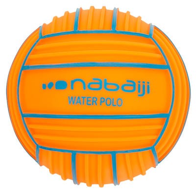 Pelota pequeña adherente naranja para alberca NABAIJI
