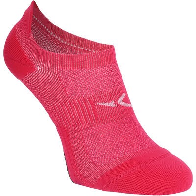 Calcetines invisibles fitness x2 rosa DOMYOS