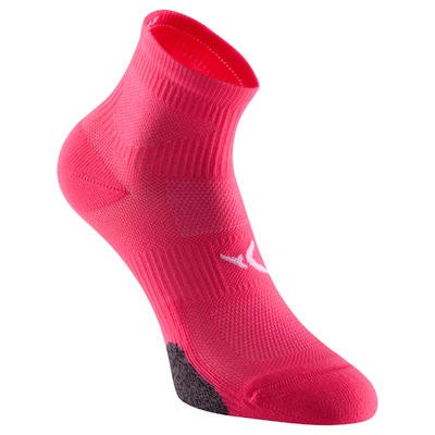 Calcetines cortos fitness x2 rosa DOMYOS