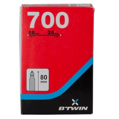 CÁMARA DE AIRE 700x18/25 PRESTA 80 MM. B'TWIN