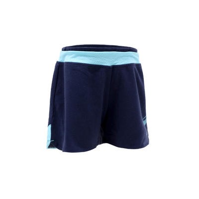 Short 500 gimnasia niña estampado azul DOMYOS