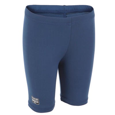 Mallas-short anti-UV surf 100 bebé Azul gris NABAIJI