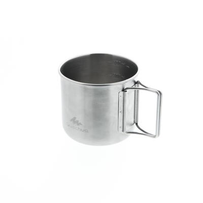 Taza campamento base MH150 inox (0,4 litros) QUECHUA