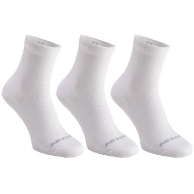 CALCETINES DE DEPORTE LARGOS ARTENGO RS 160 BLANCO PQT. DE 3 ARTENGO