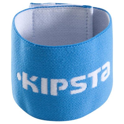 Venda de sujeción reversible para espinillera de fútbol Fix it blanco azul KIPSTA