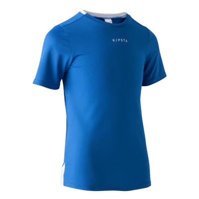 Camiseta de fútbol niños F100 azul KIPSTA