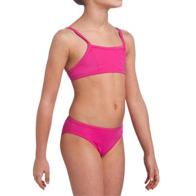 Bikini top AG liso rosa oscuro OLAIAN
