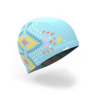 Gorro de natación punto estampado talla S Etnic azul NABAIJI