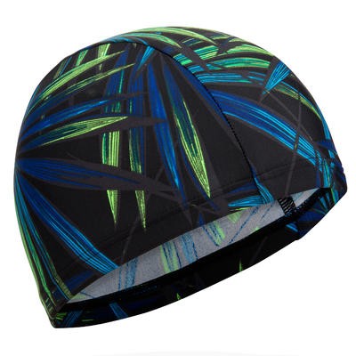 GORRA DE NATACIÓN DE PUNTO ESTAMPADO TALLA L ALLOPI NEGRO VERDE NABAIJI
