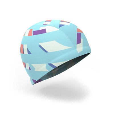 Gorro de natación punto estampado L Typ azul NABAIJI