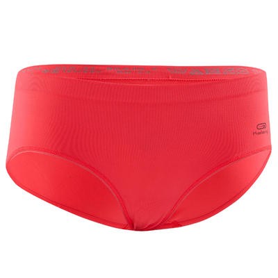 PANTY TRANSPIRABLE DE RUNNING PARA MUJER ROSA CORAL FLÚOR KALENJI