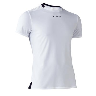 Playera de fútbol adulto F100 Blanco KIPSTA