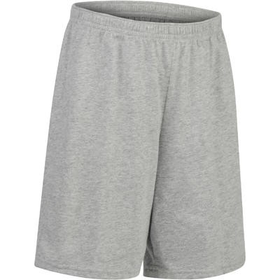 Short 100 gimnasia niño gris DOMYOS