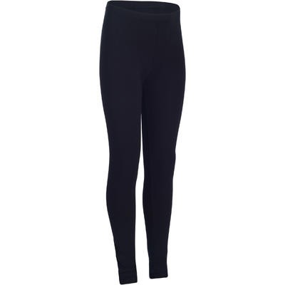 Leggings 100 niña GIMNASIA JÚNIOR negro DOMYOS