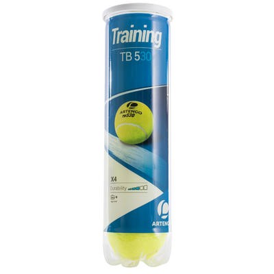 PELOTAS DE TENIS TR820 AMARILLO PACK DE 4 ARTENGO