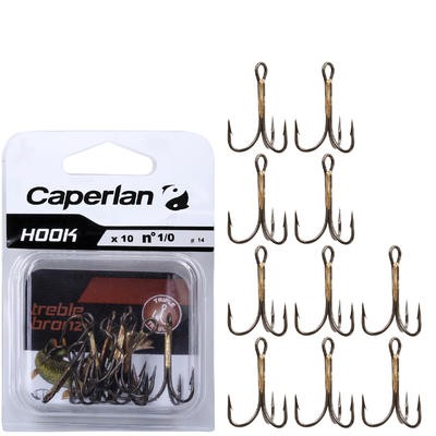 ANZUELO TRIPLE PESCA HOOK TRIPLE BRONZE CAPERLAN