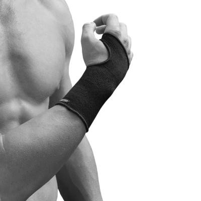 Muñequera Soft 100 negro TARMAK