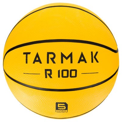 Balón Basquetbol niños Tarmak 100 talla 5 amarillo TARMAK