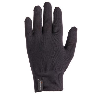 Guantes equitación niños 100 negro FOUGANZA