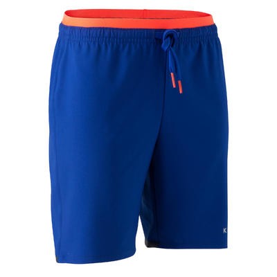 Short de fútbol niños F500 azul índigo KIPSTA