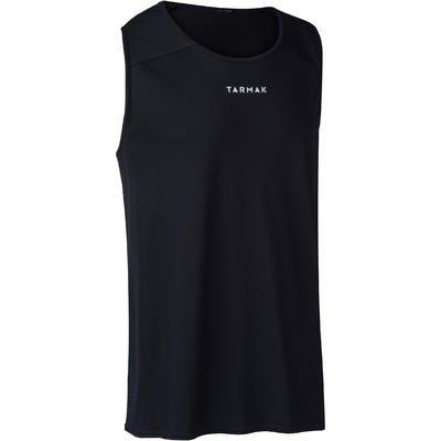 PLAYERA SIN MANGAS DE BÁSQUETBOL PARA INICIACIÓN TARMAK B300 NEGRO TARMAK