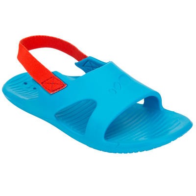 SANDALIAS DE NATACIÓN PARA NIÑO NATASLAP AZUL ROJO NABAIJI